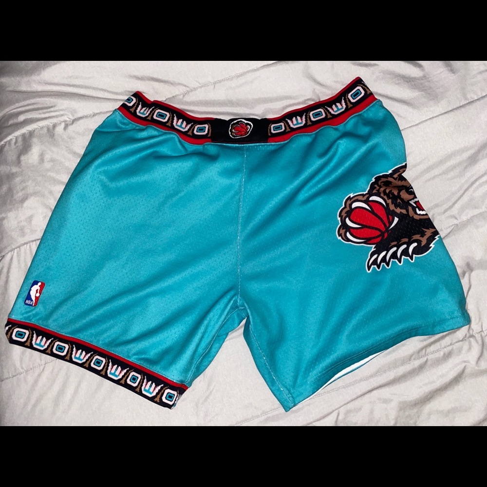 Authentic Men’s Vancouver Grizzlies Uniform Shorts